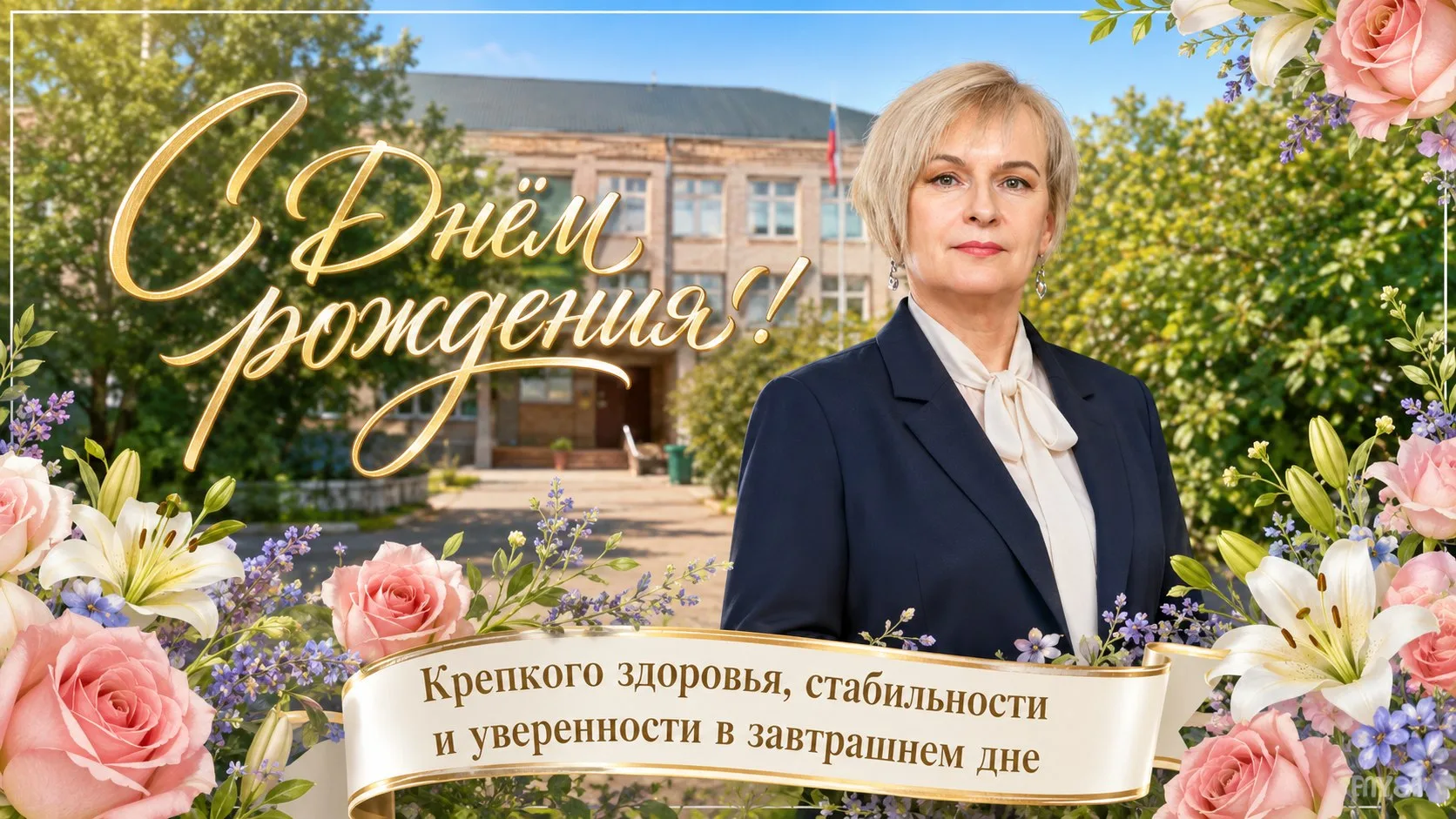 В этот замечательный день свой День рождения отмечает директор Большесельского образова...