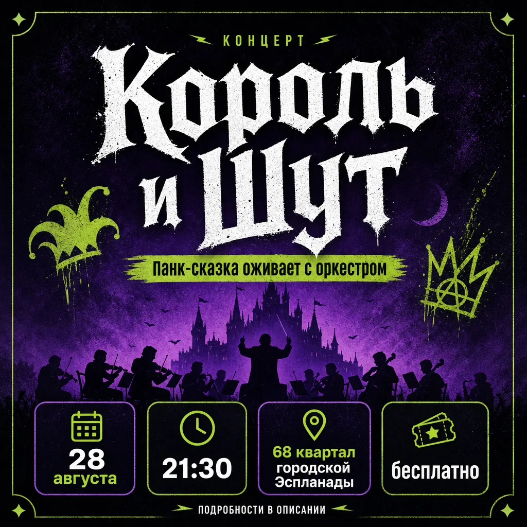 Концерт симфоническая панк-сказка «Король и Шут»