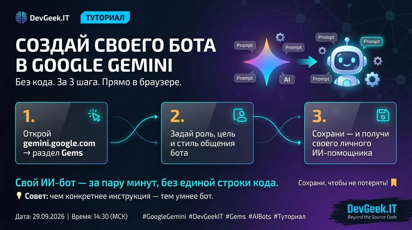📝 ТЕКСТ-ИНСТРУКЦИЯ ПОД ПОСТЕРОМ (DevGeek.IT)