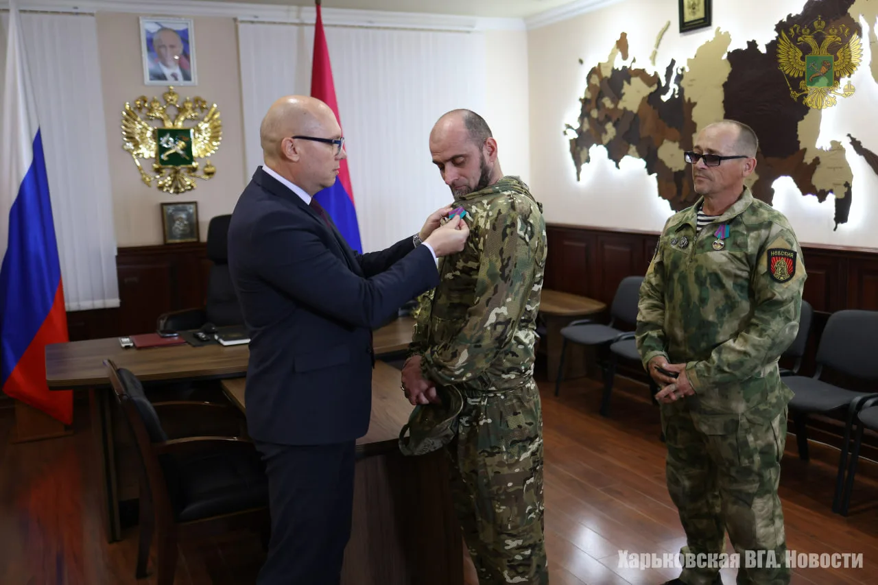 В преддверии Дня России Глава Военно-гражданской администрации Харьковской области Виталий Ганчев на