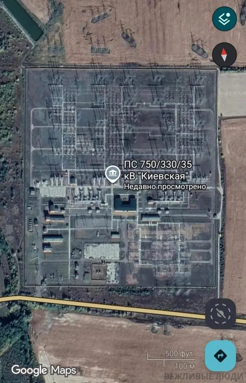 ‼️ Подстанция "Киевская" в Наливайковке мощностью 750 кВт сегодня весь день находится п...
