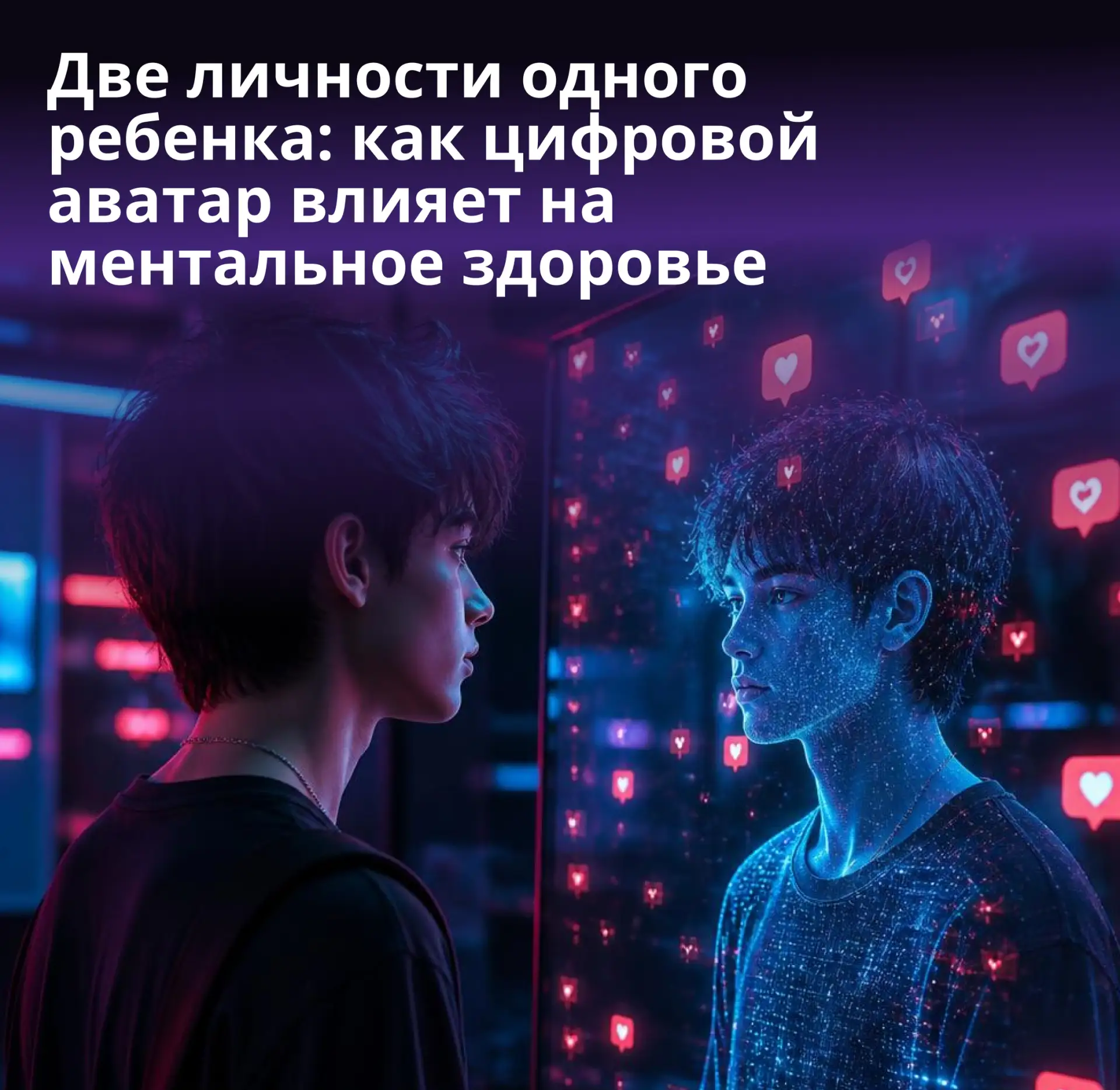 Две личности одного ребенка: как цифровой аватар влияет на ментальное здоровье