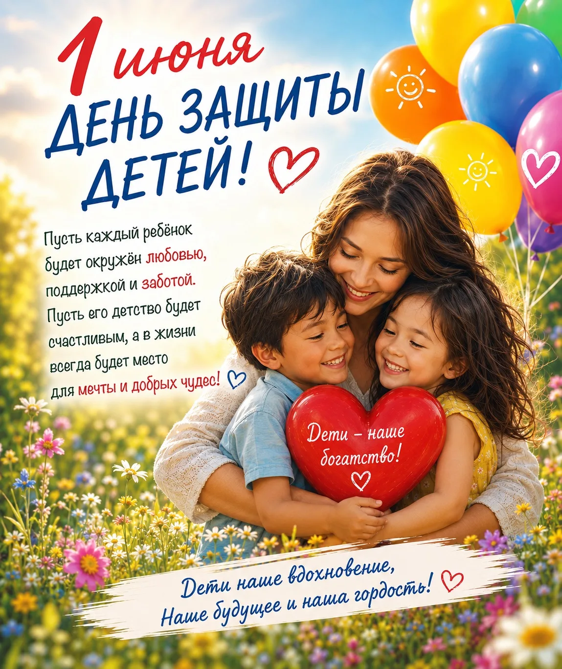 С днём защиты детей☀️

Пусть детство наших детей будет счастливым и пусть судьба каждого ребенка ста