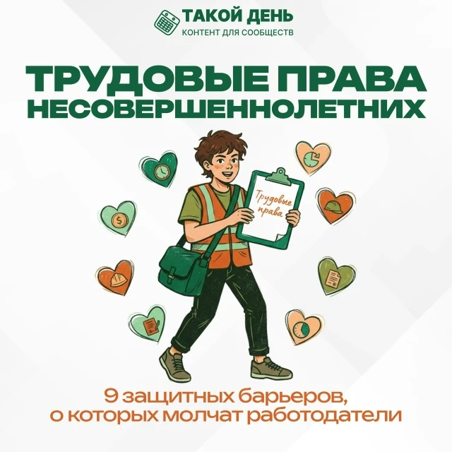 Памятка «Трудовые права несовершеннолетних»