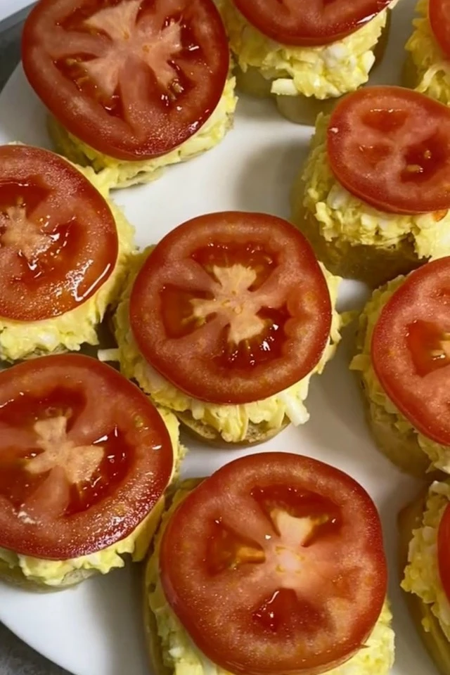 🥪 ЗАКУСОЧНЫЕ БУТЕРБРОДЫ С ЯЙЦОМ, СЫРОМ И ПОМИДОРАМИ
