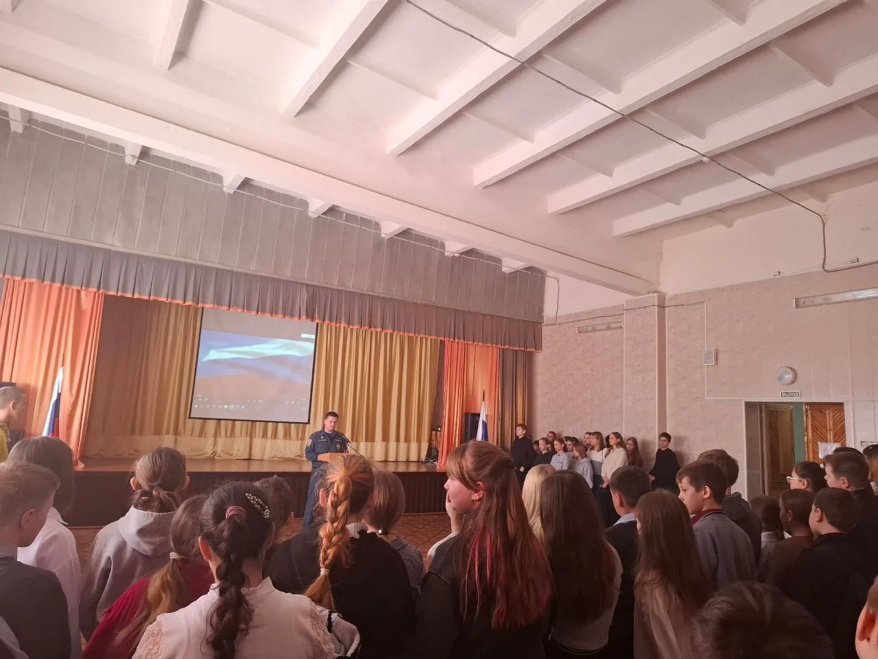 В рамках проведения открытого урока по  подготовке населения в области гражданской обороны и культур