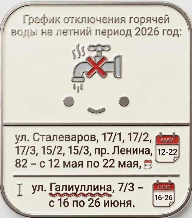 Уважаемые жильцы!
В связи с проведением плановых профилактических работ на системах теплоснабжения и