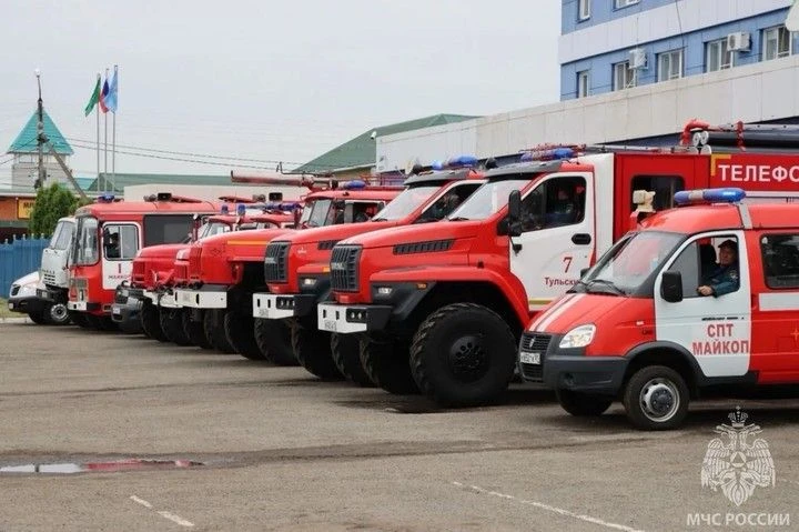 В Республике Адыгея за прошедшие сутки пожарно-спасательные подразделения МЧС реагировали на 1 пожар