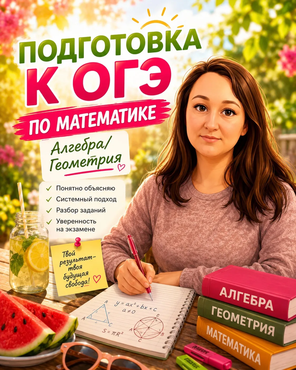 📚 Подготовка к ОГЭ по математике (Алгебра / Геометрия)