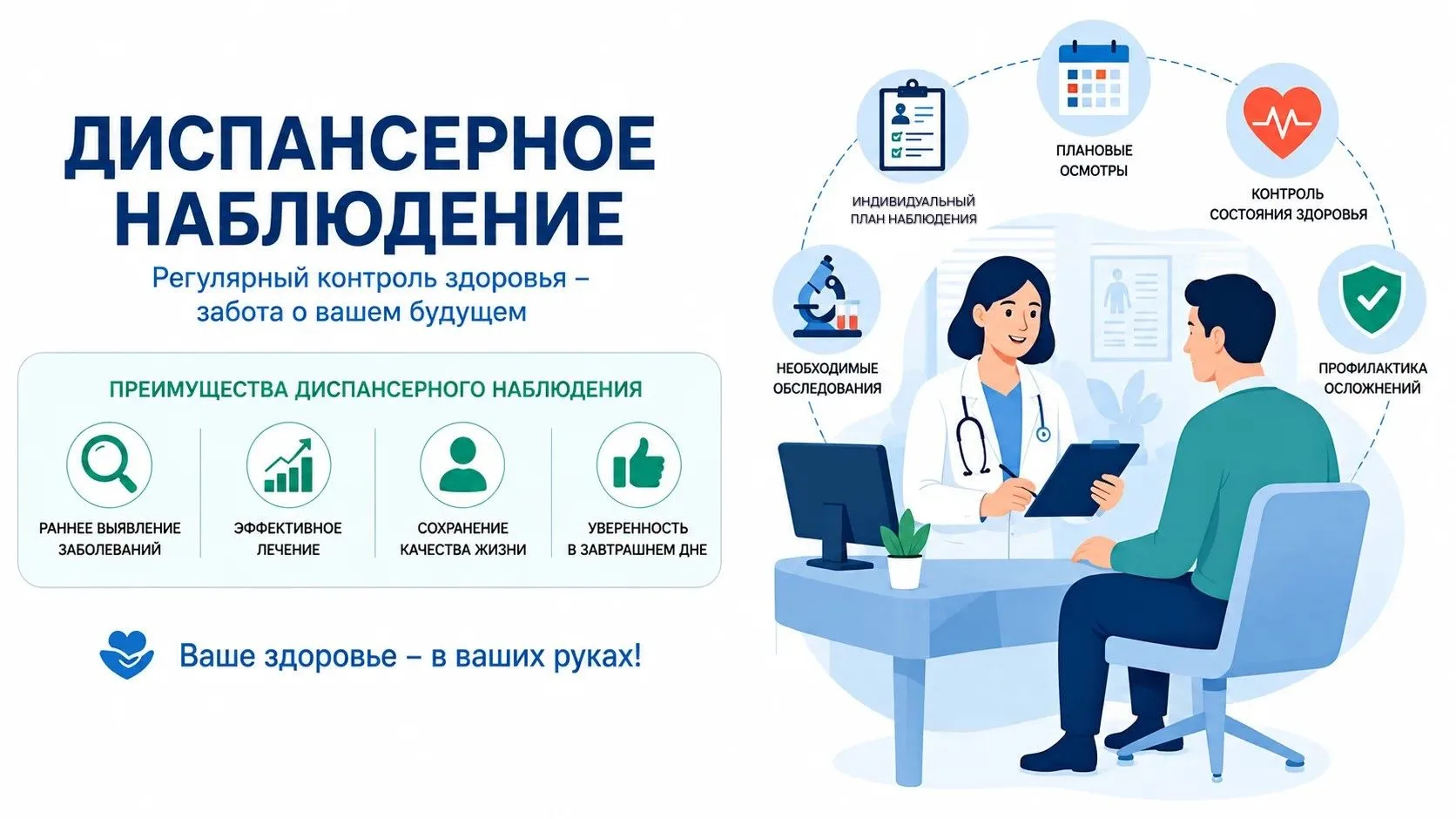 🩺 Что такое диспансерное наблюдение?