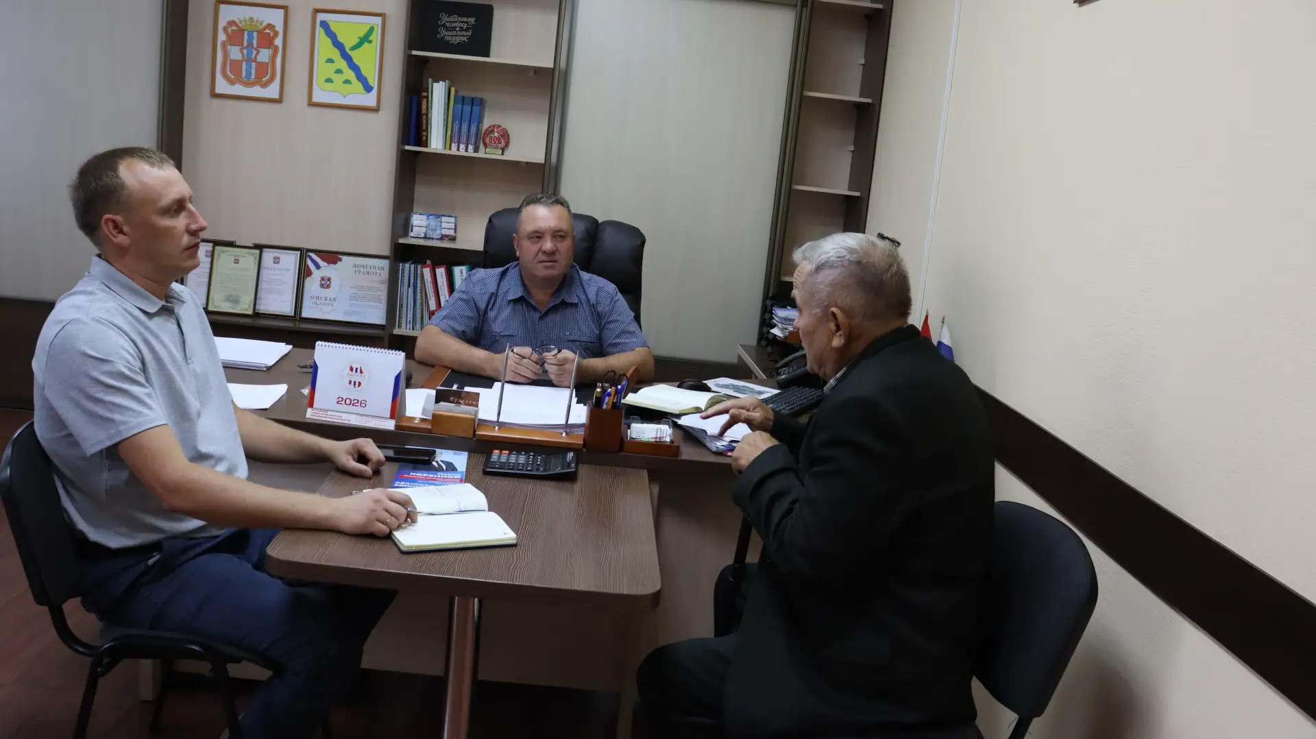 Сегодня Глава Нововаршавского района Василий Николаевич Киореско провел личный прием гр...