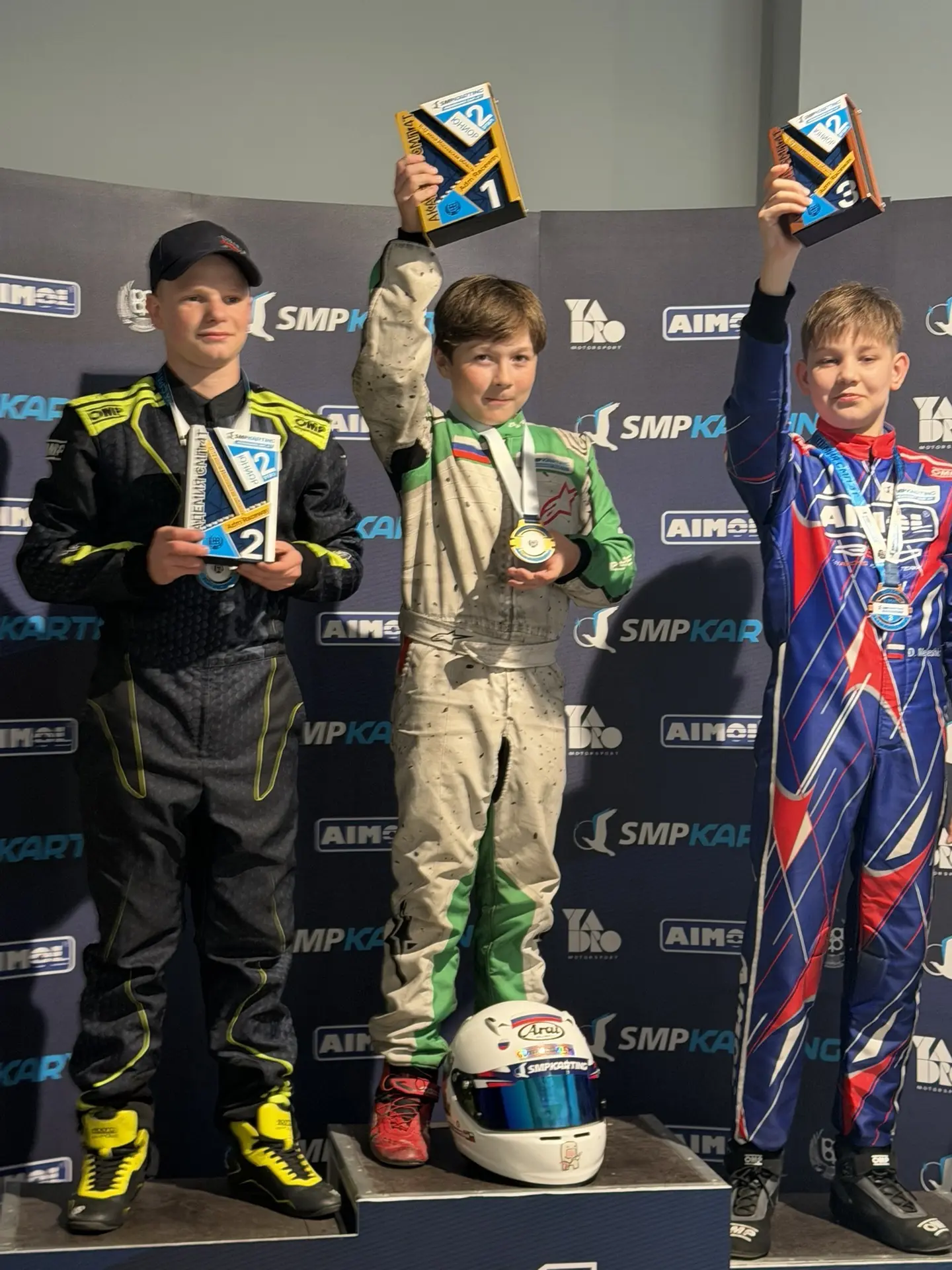 🏎️🏆 Юный гонщик из Обнинска Михаил Каминский стал победителем второго этапа детского чемпионата «А