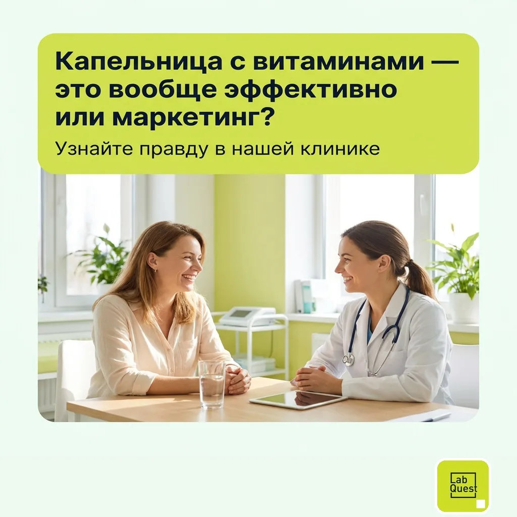 ❓ Капельница с витаминами — это реально работает или просто маркетинг?
