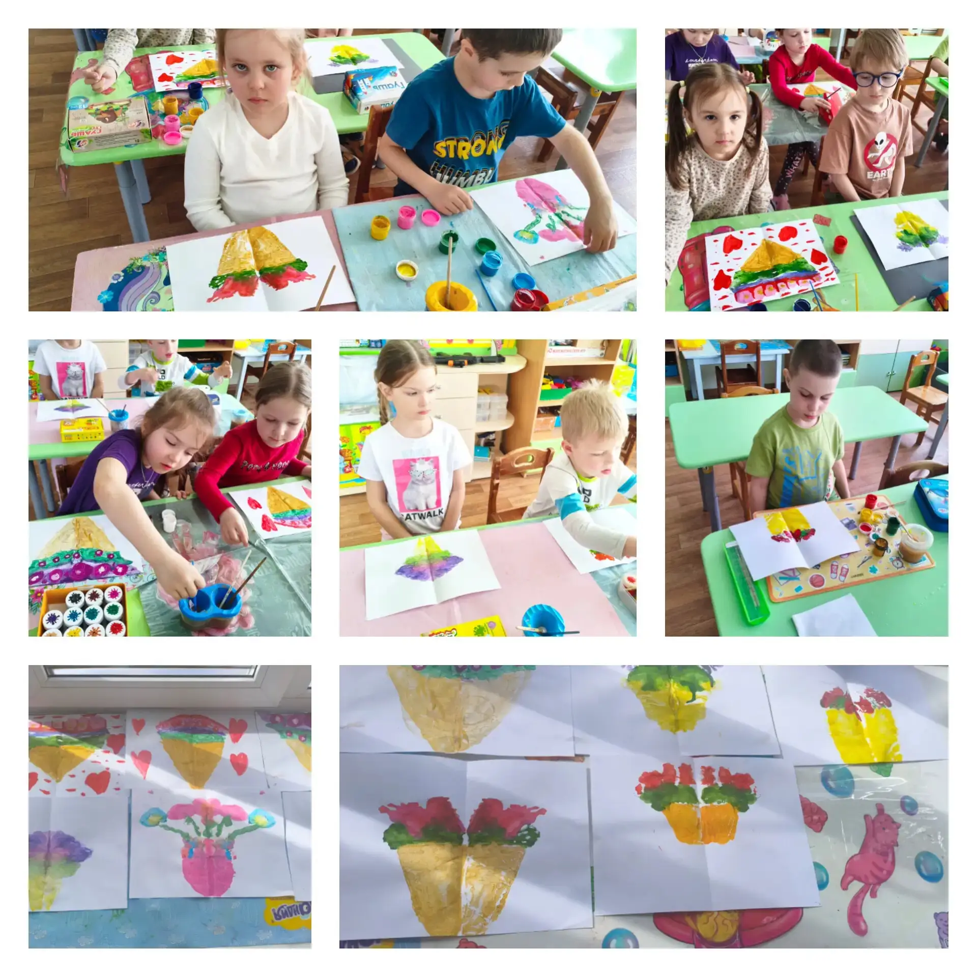 🌸 В нашей старшей группе распустились цветы!