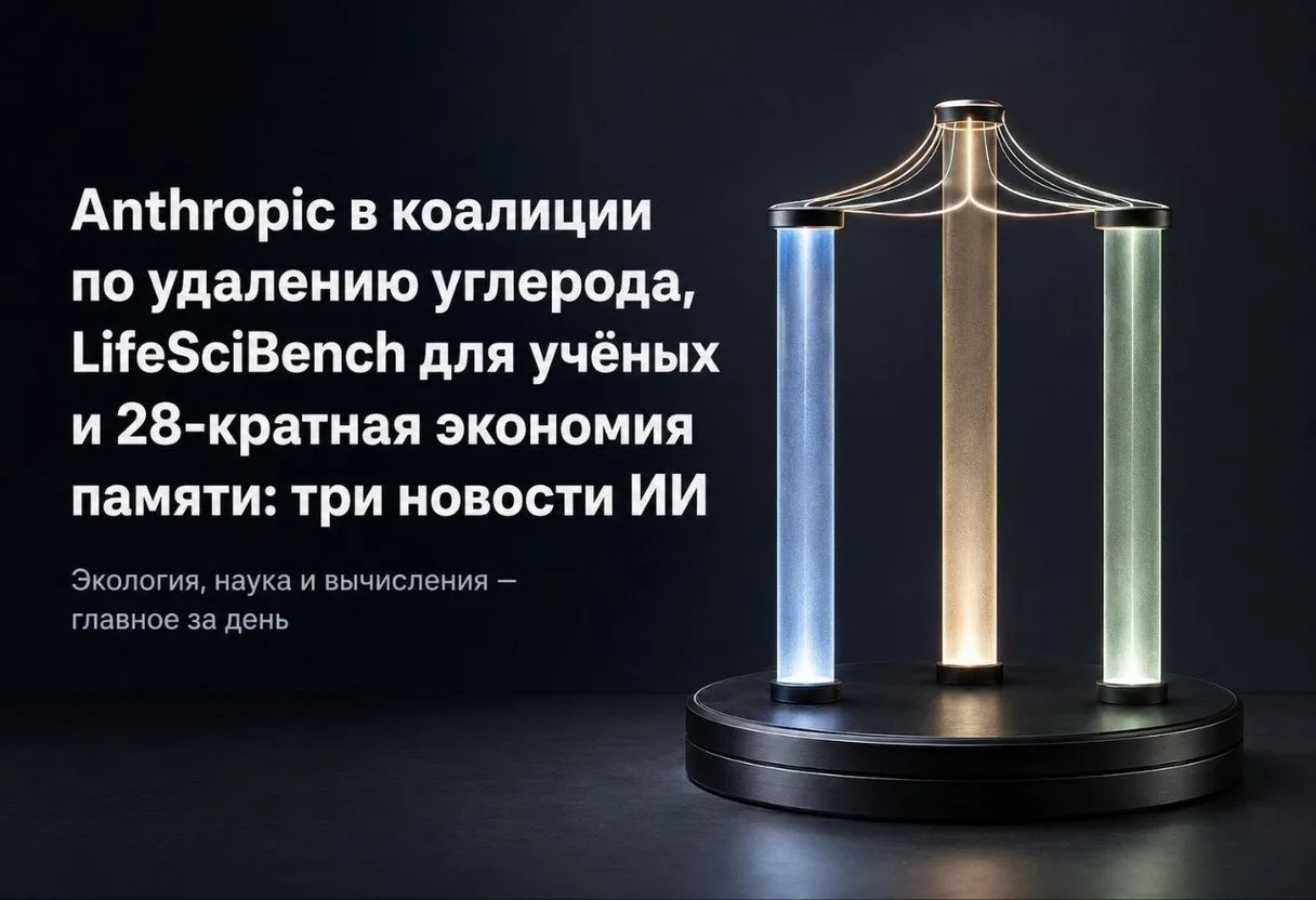 Anthropic официально вошла в климатическую коалицию Frontier — до этого там были только...