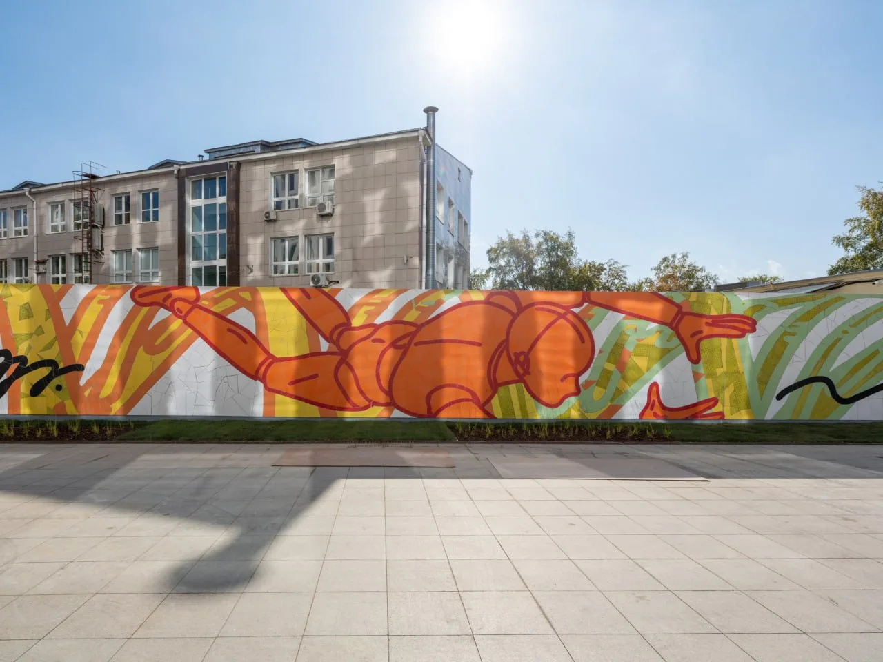 🚶🏻‍♂️‍➡️Классный опыт: в Москве создали крупнейшую в России современную уличную мозаику