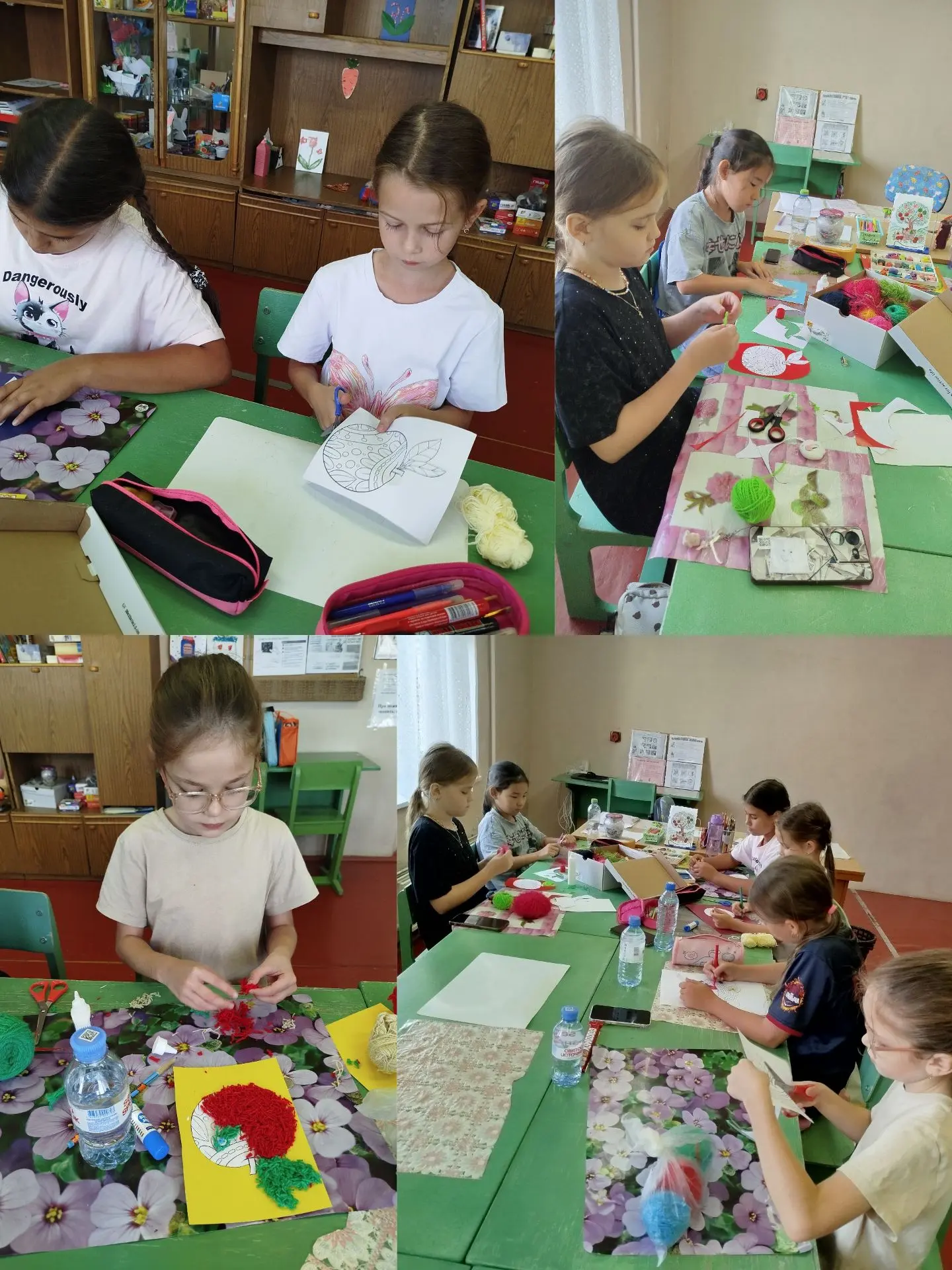Создавали творческие  работы "Яблочко наливное".