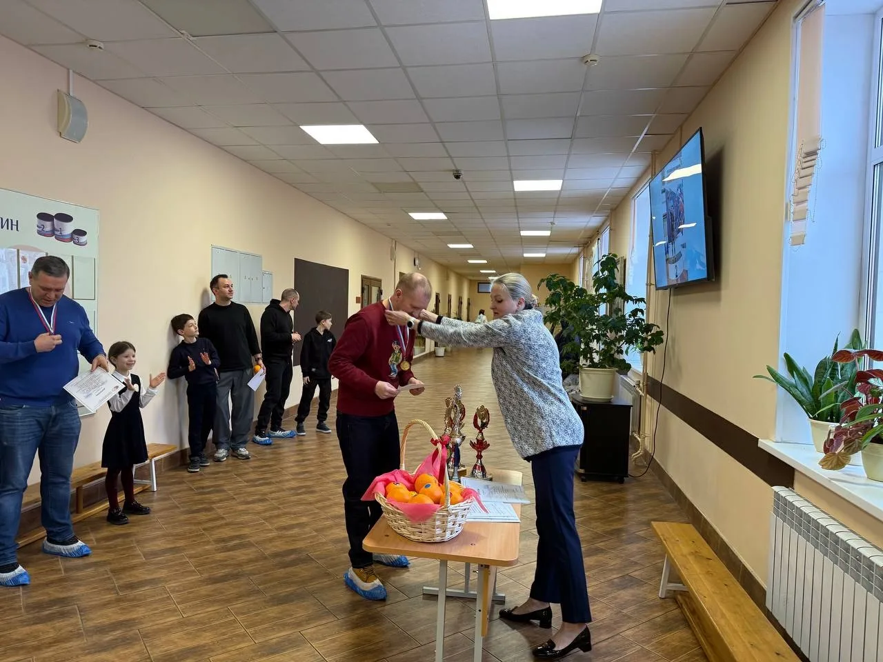 🌟 В тёплой, дружественной обстановке 🏘️ состоялись традиционные школьные состязания спортивного заль