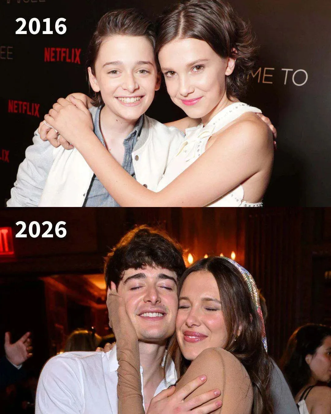 🥰 Любимая дружба! Милли Бобби Браун и Ноа Шнапп спустя 10 лет