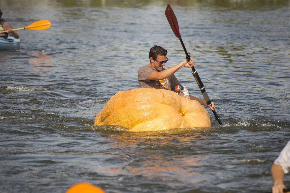 🎃 На Городской ферме ВДНХ пройдет заплыв на гигантских тыквах.