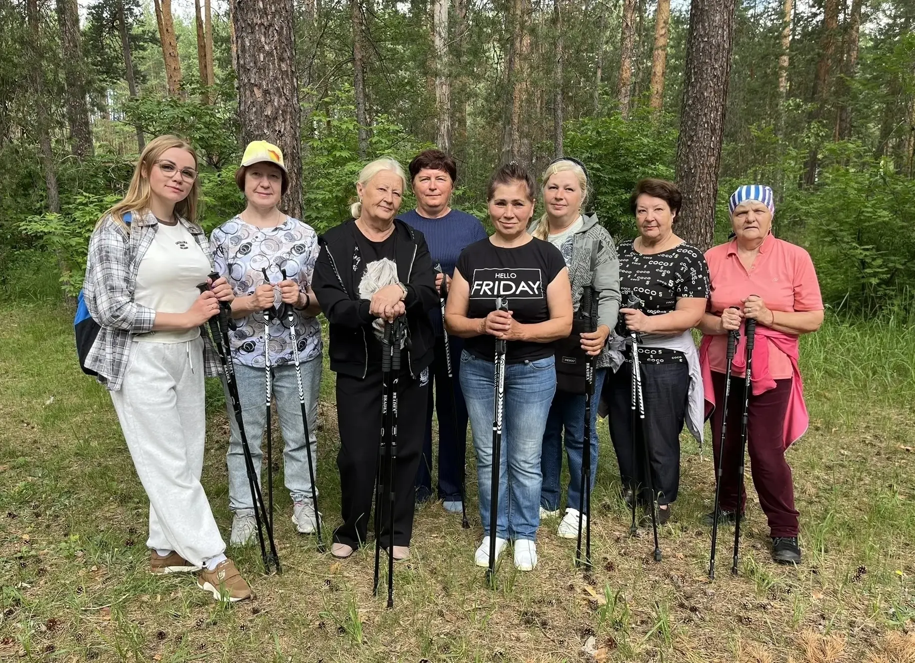 🌲🌞Свежий воздух- залог здоровья 💯 
 
⚡Получатели социальных услуг отделения дневного пребывания Г
