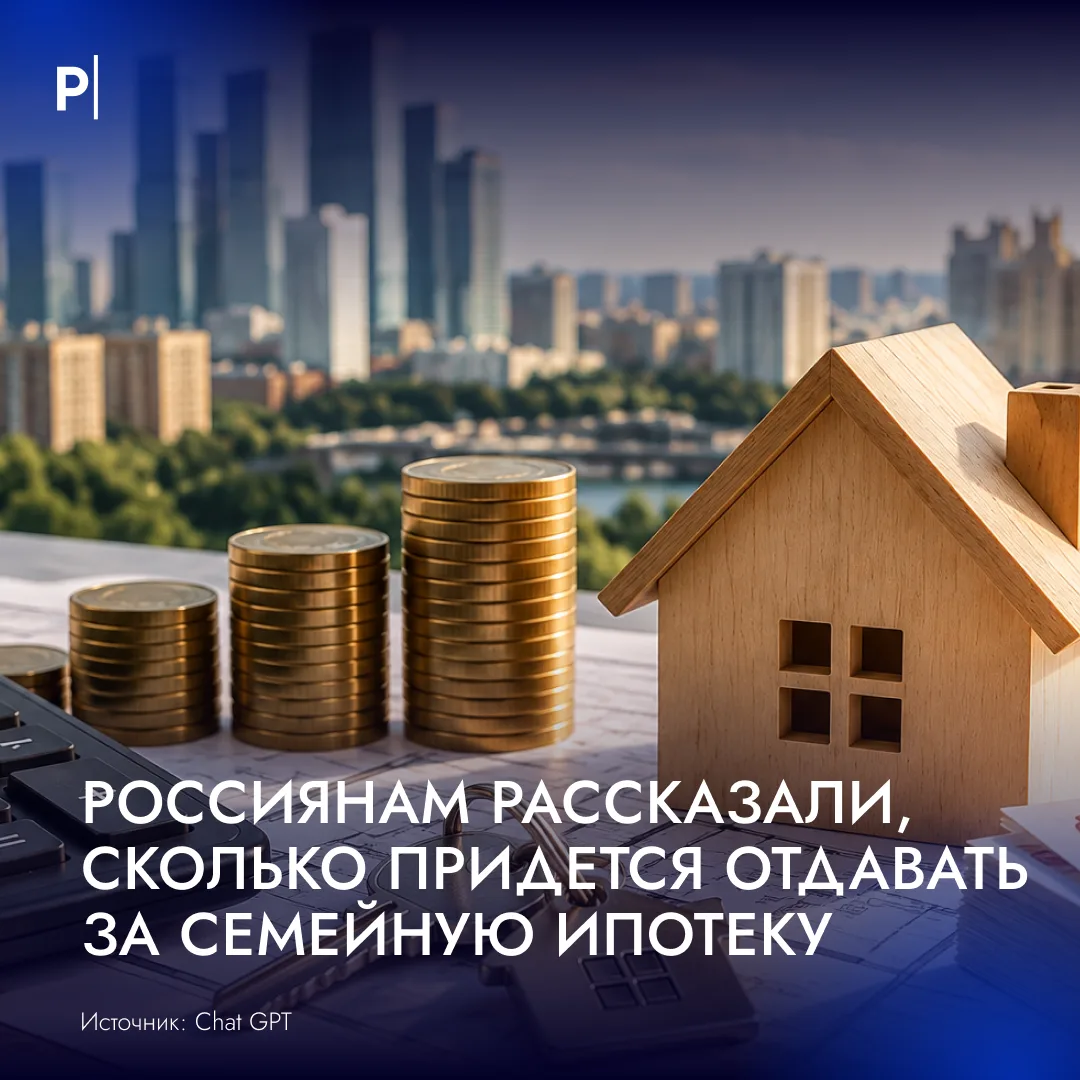 💰Семейная ипотека потребует больше одной зарплаты в месяц в Москве и Петербурге.
