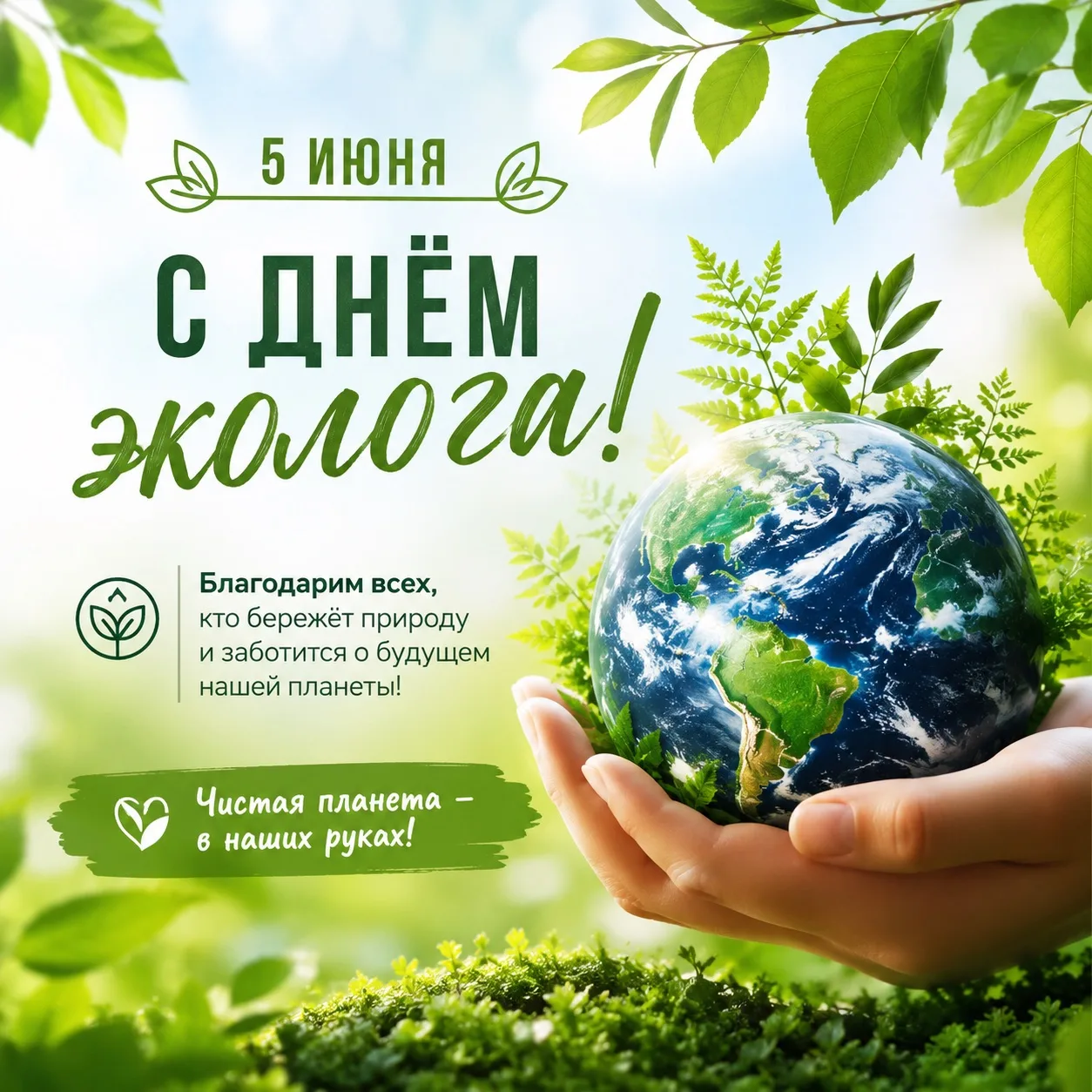 🍃5 июня - День Эколога🍃

Сегодня отмечается Всемирный день окружающей среды более чем в 100 страна