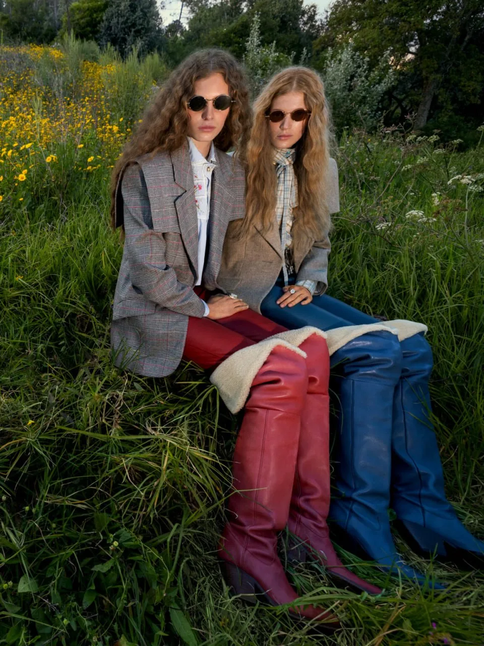 Из зимней кампании Chloé — фотография Инез и Винуда