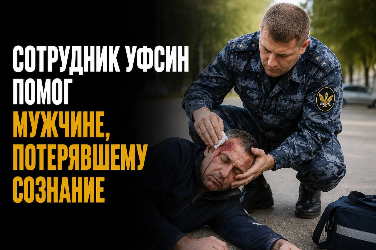 СОТРУДНИК УФСИН ПОМОГ МУЖЧИНЕ, ПОТЕРЯВШЕМУ СОЗНАНИЕ

Сотрудник УФСИН России по Самарской области Дми