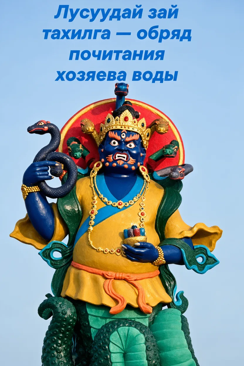 ☸️ Лусууд зай Тахилга – обряд почитания «хозяев воды»