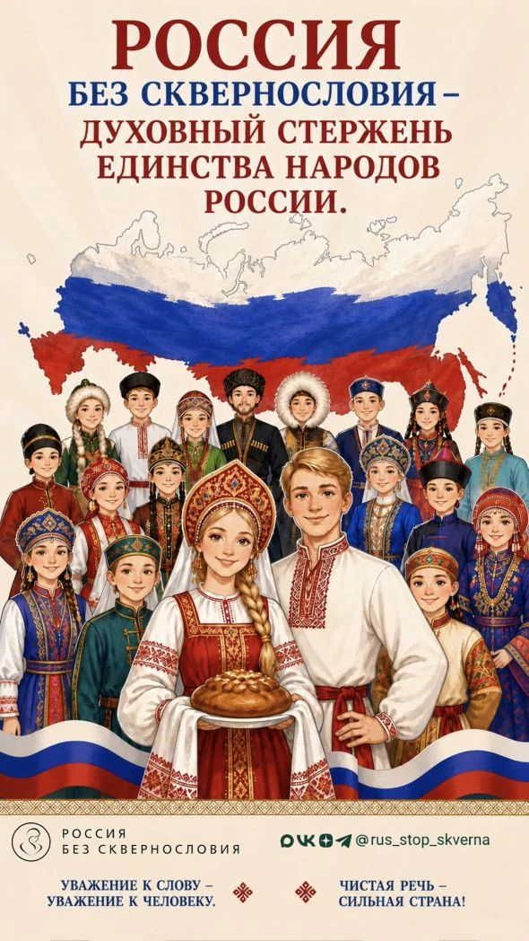 Россия без сквернословия — духовный стержень единства народов России
