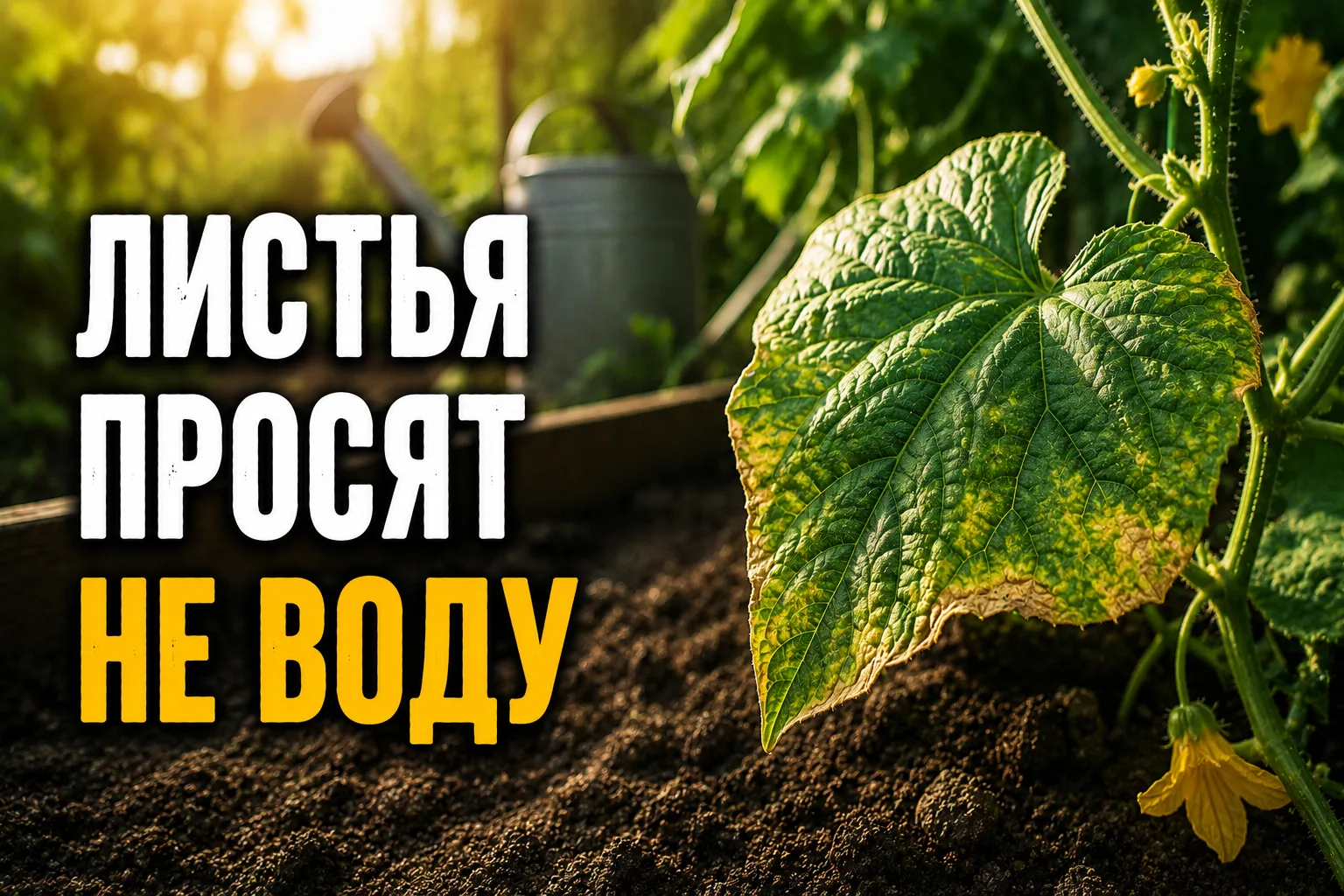 Листья просят не воду