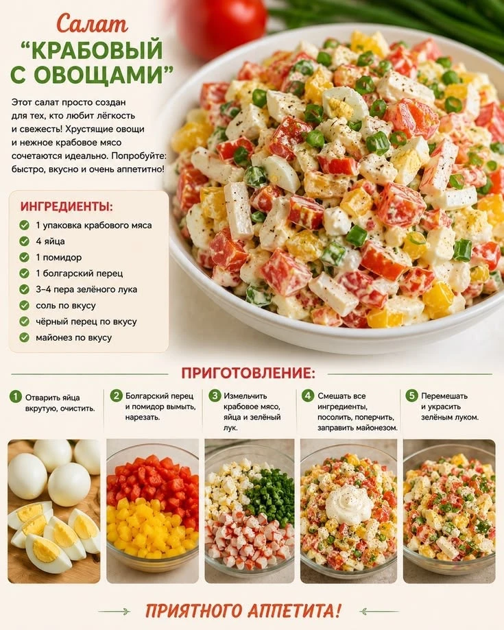 Крабовый салатик