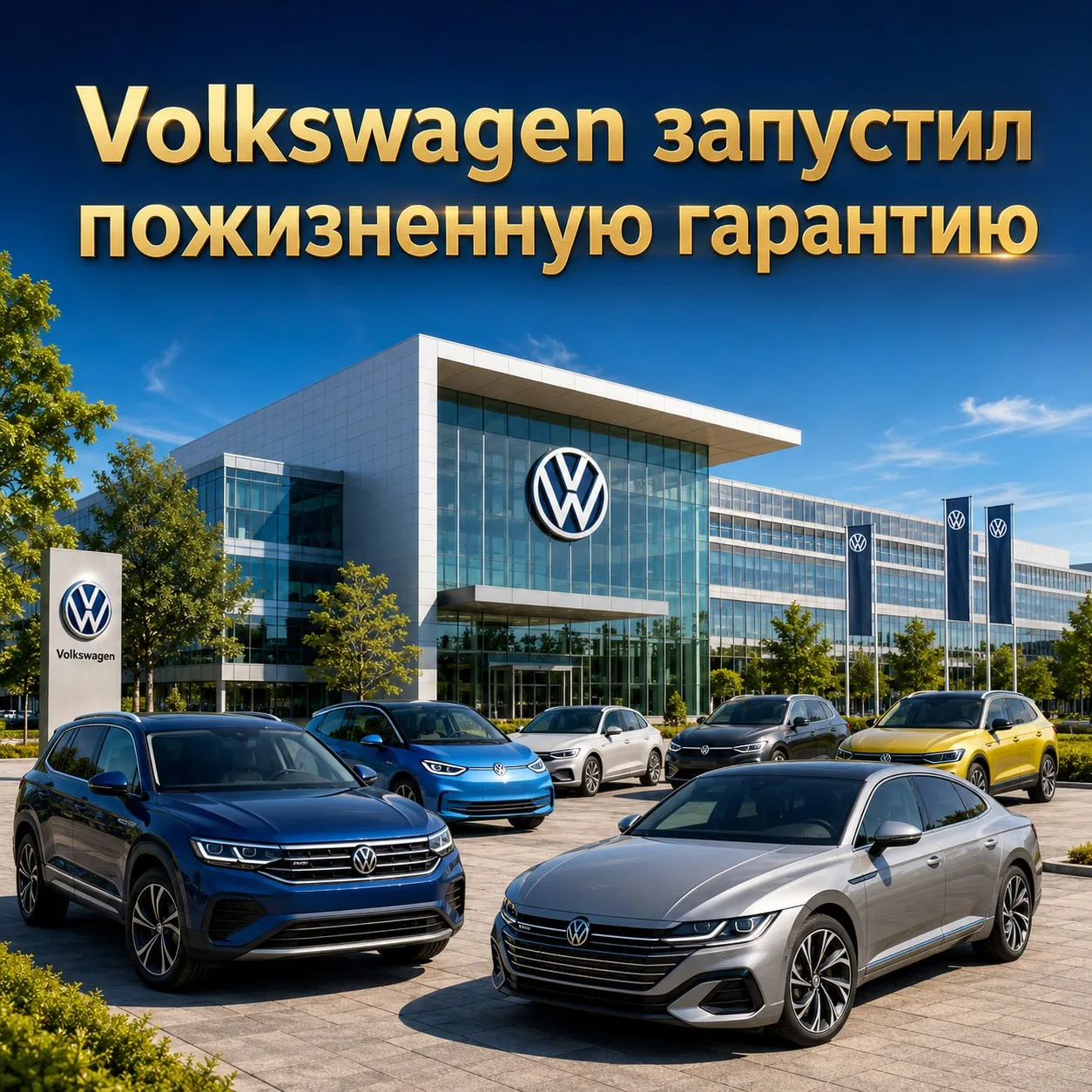 🇨🇳 Volkswagen запустил пожизненную гарантию на автомобили в Китае