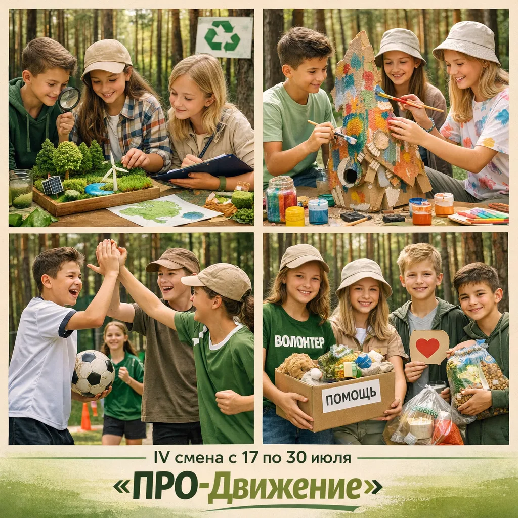IV СМЕНА с 17 по 30 июля «ПРO-Движение»