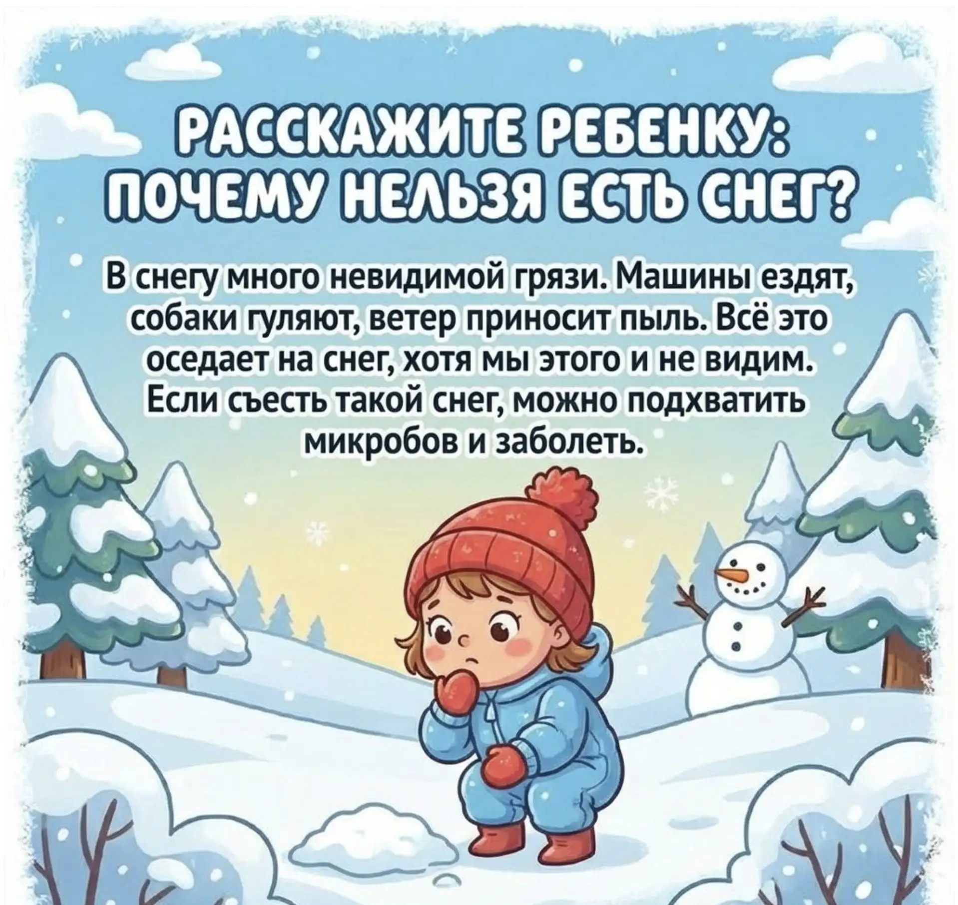 Дорогие родители!❄️  Мы понимаем, насколько важно следить за здоровьем наших малышей. Особенно зимой