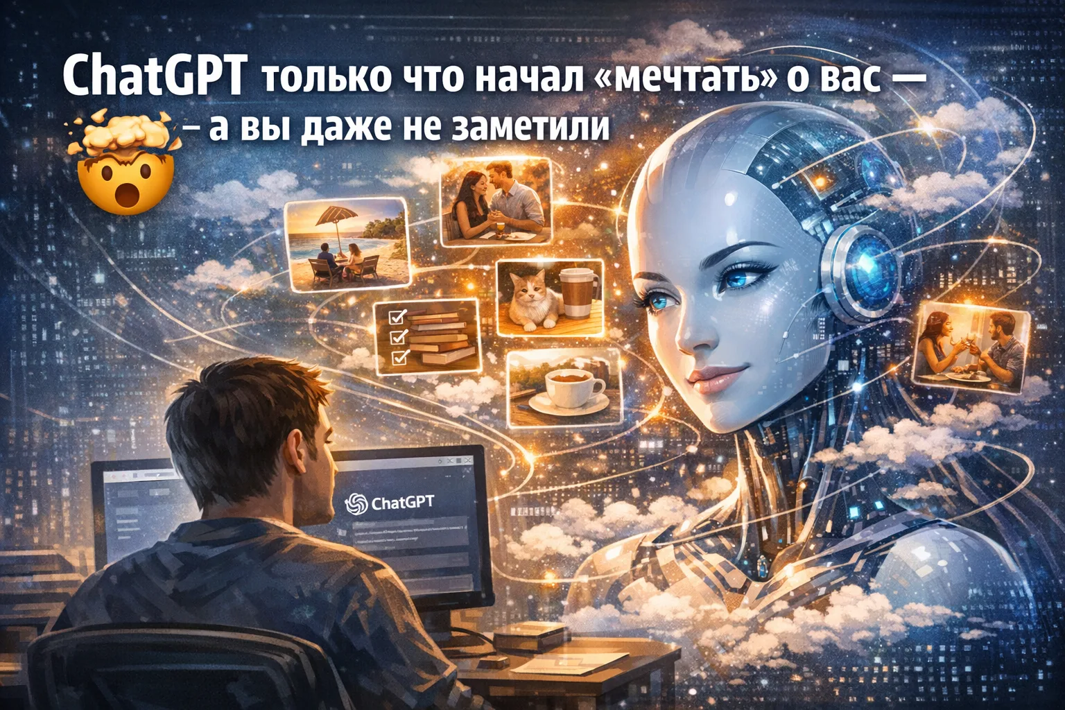 ChatGPT только что начал “мечтать” о вас — а вы даже не заметили 🤯

На этой неделе произошло тихое 