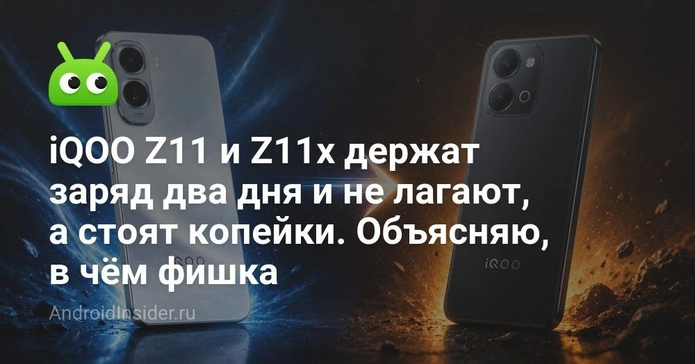 Какой недорогой смартфон iQOO выбрать: Z11 или Z11x, и в чем между ними реальная разниц...