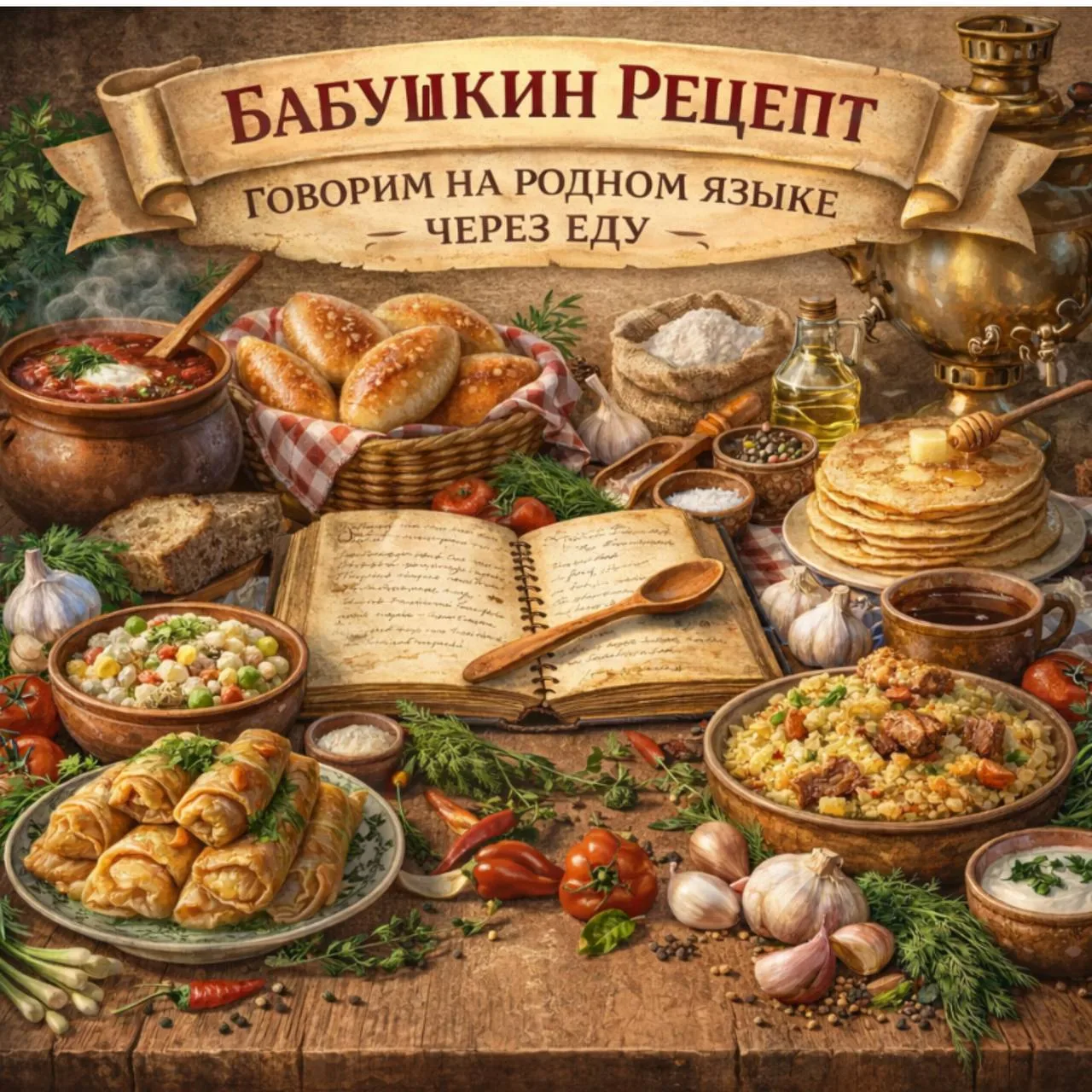 🍲 БАБУШКИН РЕЦЕПТ: ГОВОРИМ НА РОДНОМ ЯЗЫКЕ ЧЕРЕЗ ЕДУ