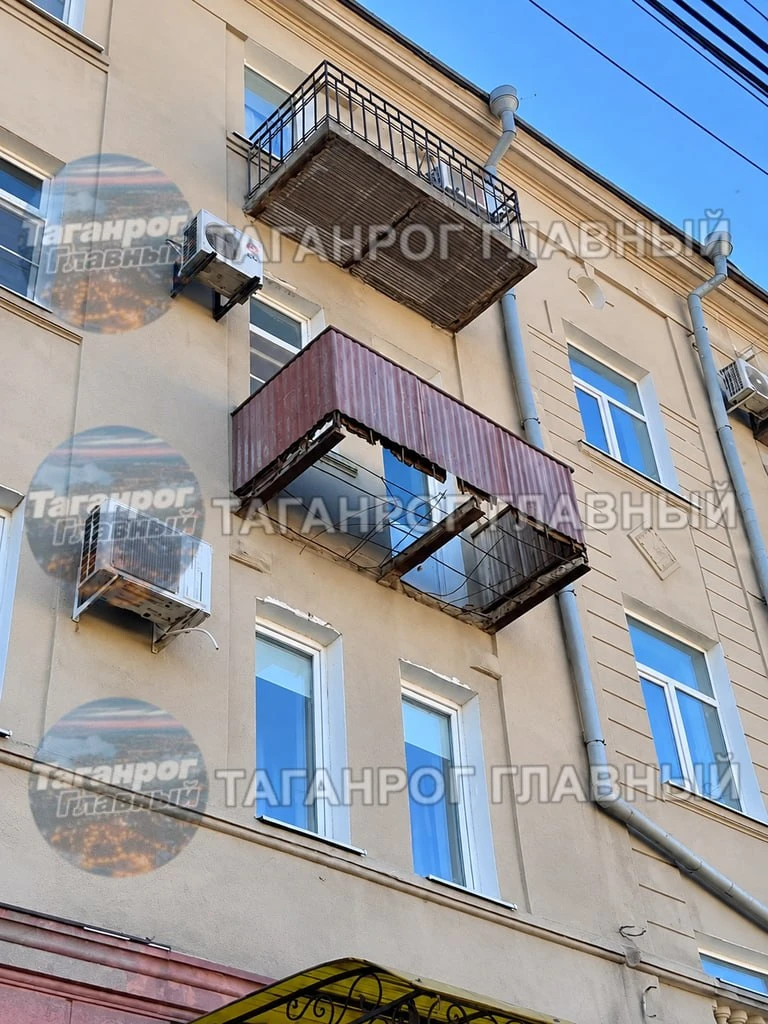 В Таганроге появился балкон без пола — вышел подышать, спустился за хлебом.