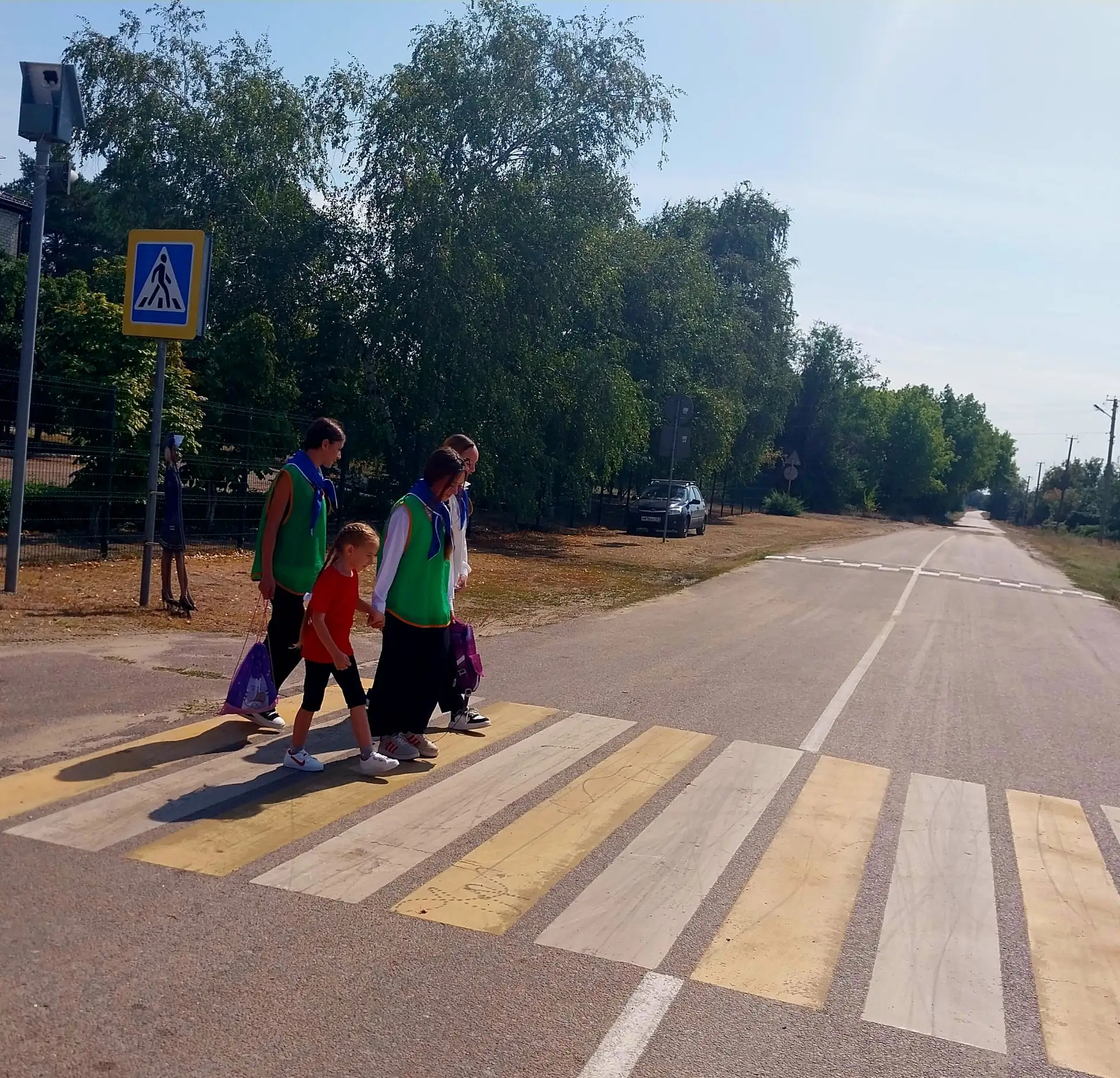 Безопасность с первых дней учебы: ЮИД МБОУ «Андроповская СОШ» заботится о самых маленьк...