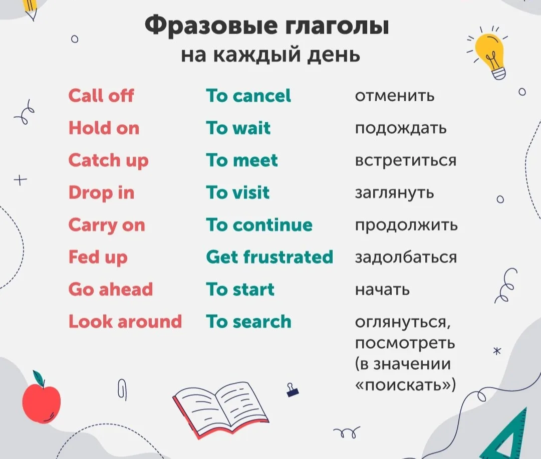 📚 Фразовые глаголы