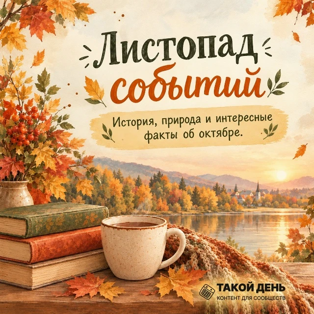 Интересные факты о месяце «Октябрь»🍁🍂🍁