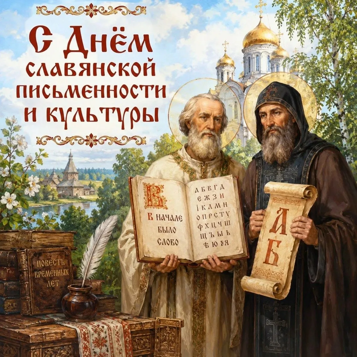 📚✨ 24 мая — День славянской письменности и культуры ✨🕊 Это праздник просвещения, родного языка, книг