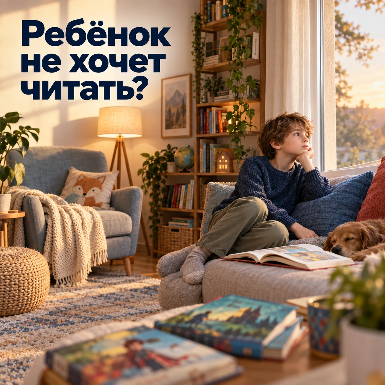 📚 Ребёнок не хочет читать: 7 способов вернуть интерес к книгам