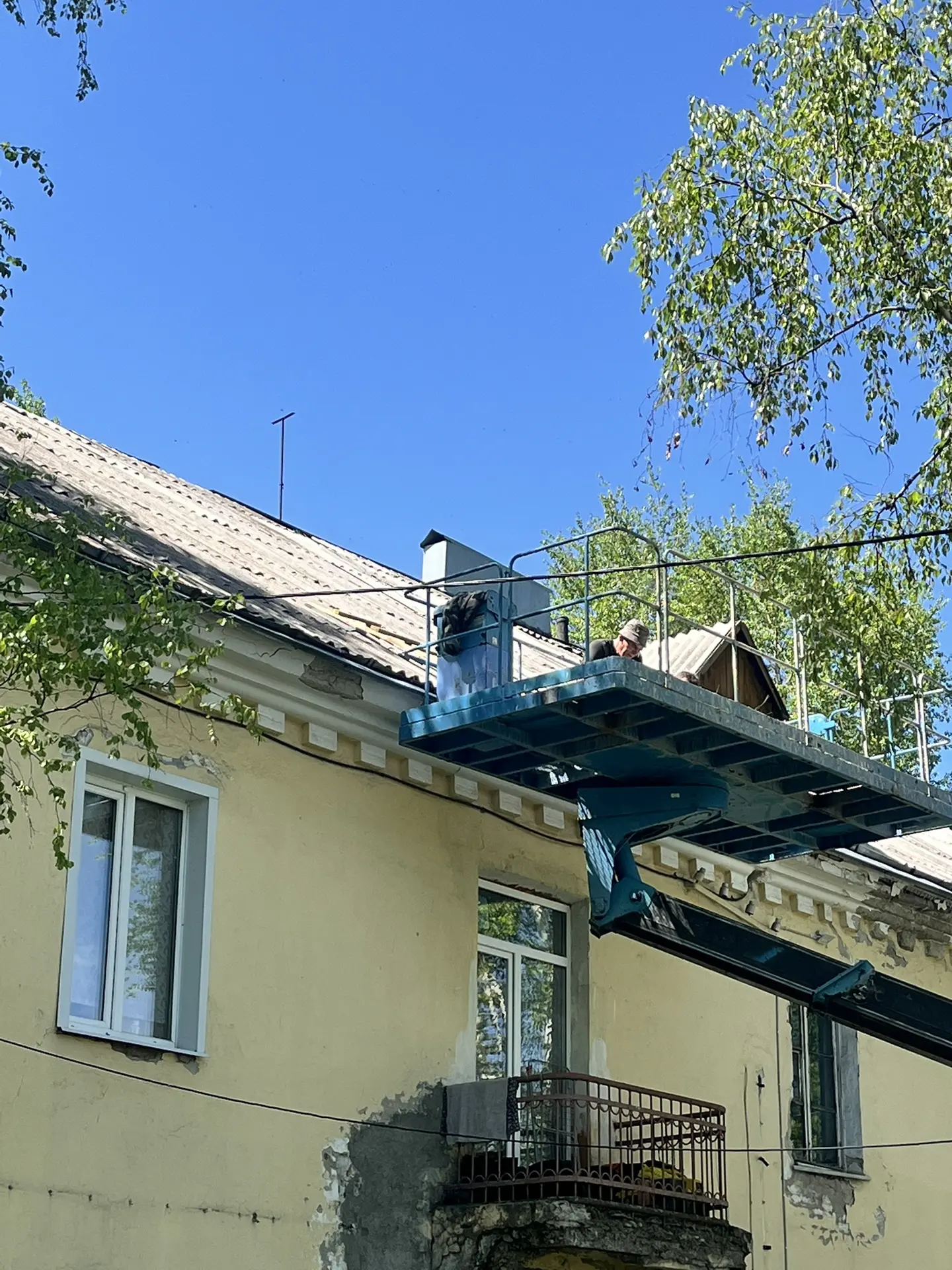 Ремонт кровли по адресу ул.Матросова,д.123