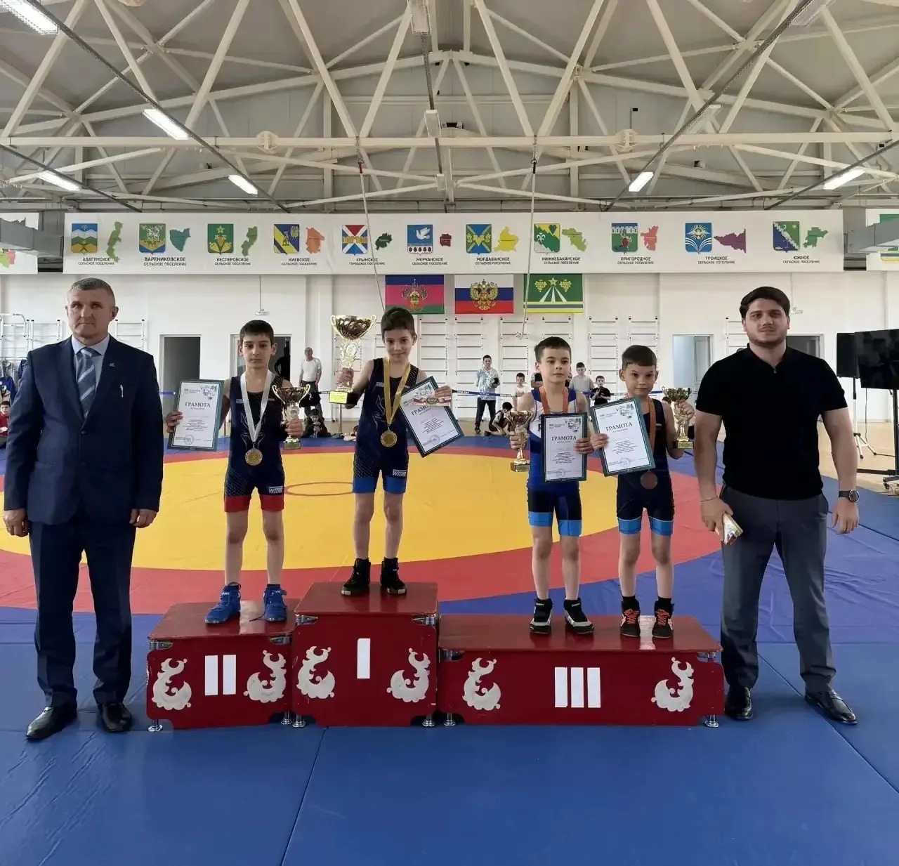 🔥 Открытое первенство МО Крымский район по спортивной борьбе 🔥  📆С 15 по 17 мая в г. Крымск прошло о