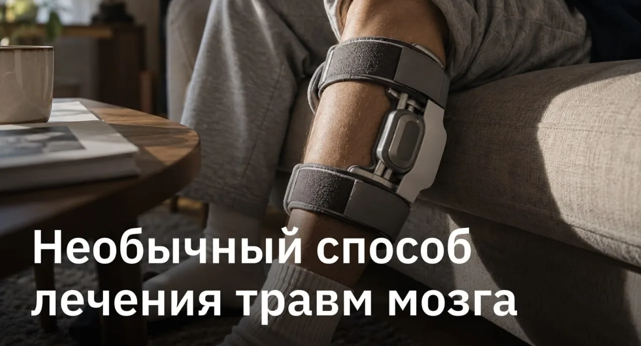 🎓 Травму мозга можно лечить сжатием кости ноги