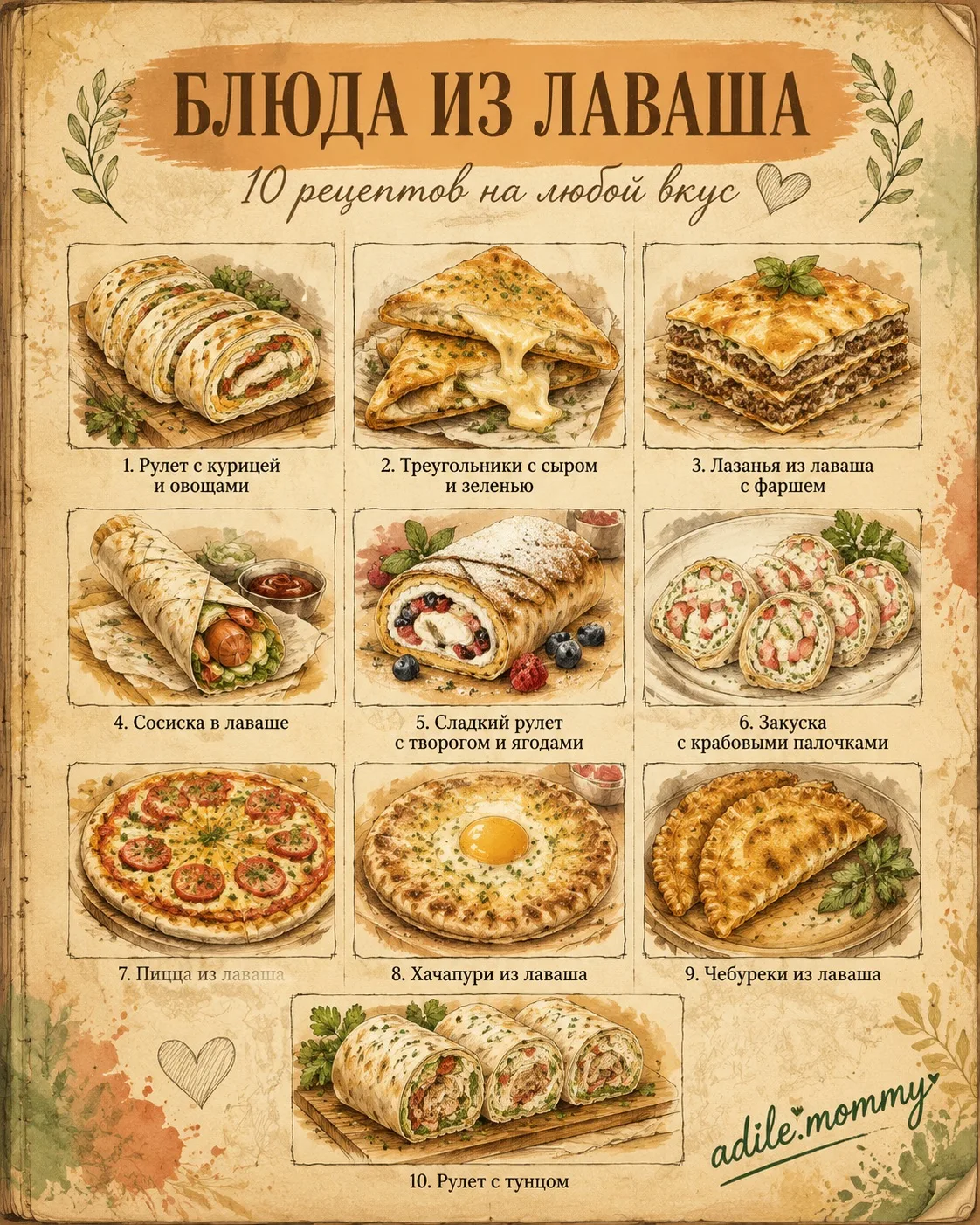 Лаваш — мой кулинарный спасатель! 🌯

Знаете, есть продукты, которые выручают всегда. Для меня это л