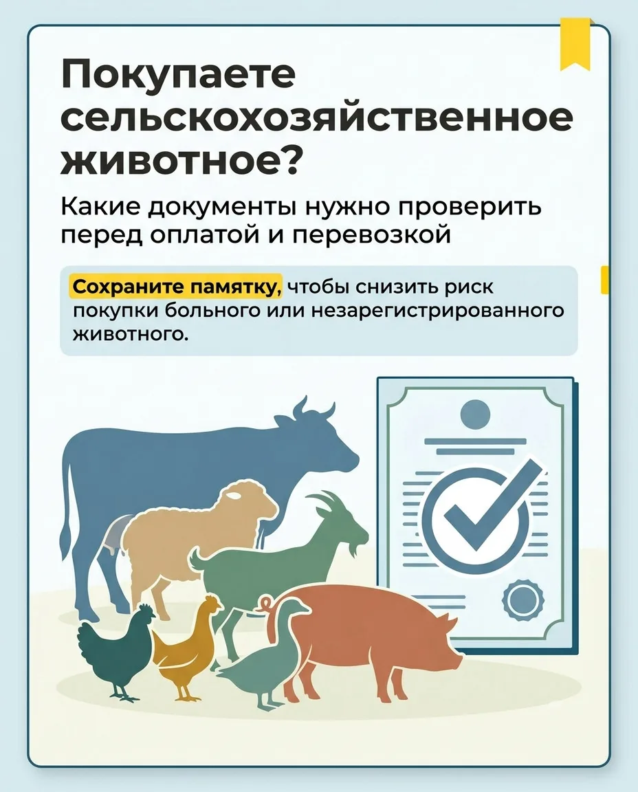 Планируете пополнение в хозяйстве? Проверьте документы до совершения сделки!
